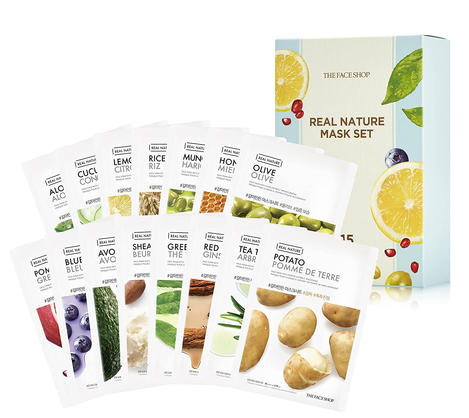 The Face Shop - Real Nature Face Mask - Rice